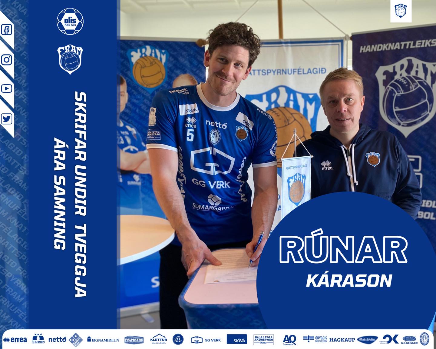 Rúnar Kárason kominn heim! - Fram