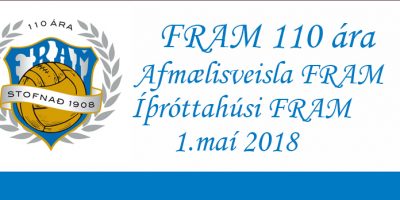 Afmæli FRAM 2018 vefur