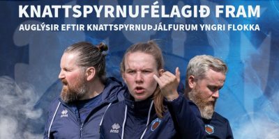 Auglýsing þjálfarar vefur