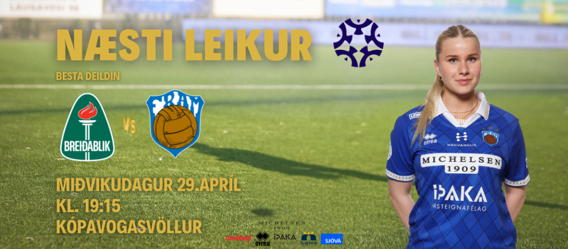 Breiðablik - FRAM banner kv.