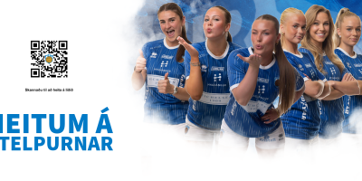 Heitum á stelpurnar banner
