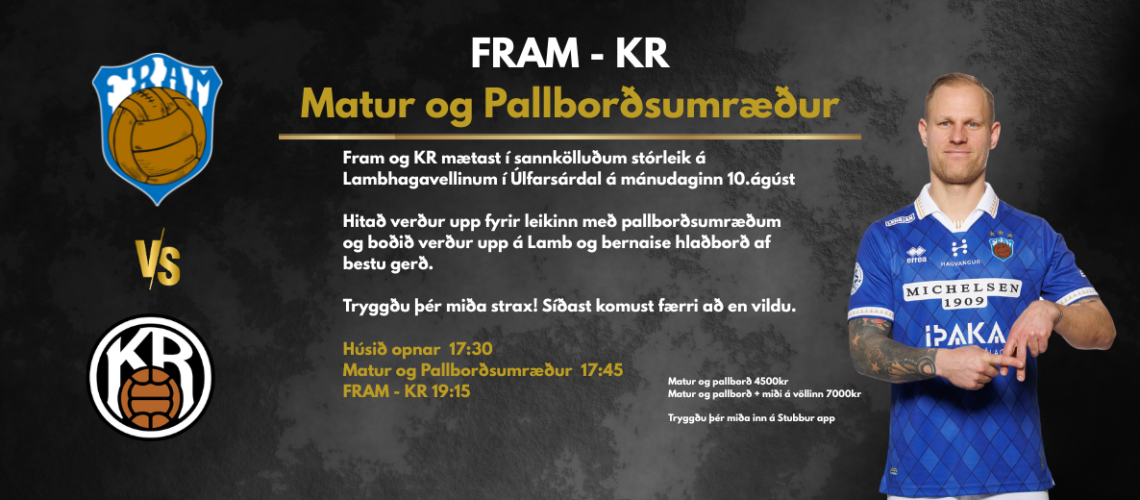 Pallborð - Banner