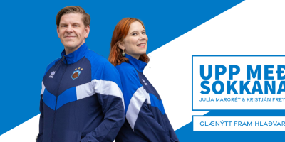 Upp með sokkana banner