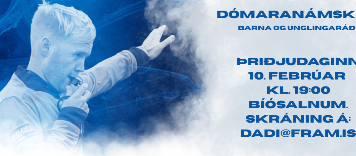 dómaranámskeið - banner